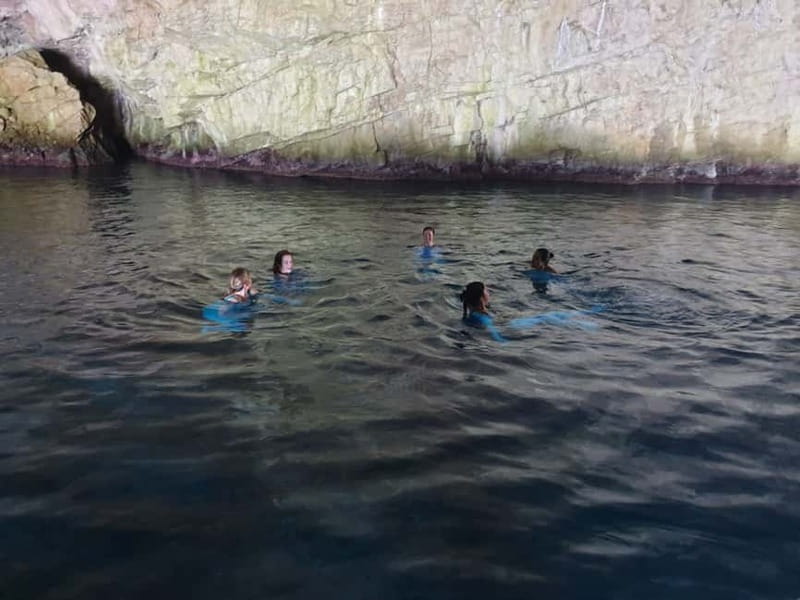 Kotor: Speedboat Tour to Blue Cave and Our Lady of the Rocks - Fisherman villages and Mamula Island