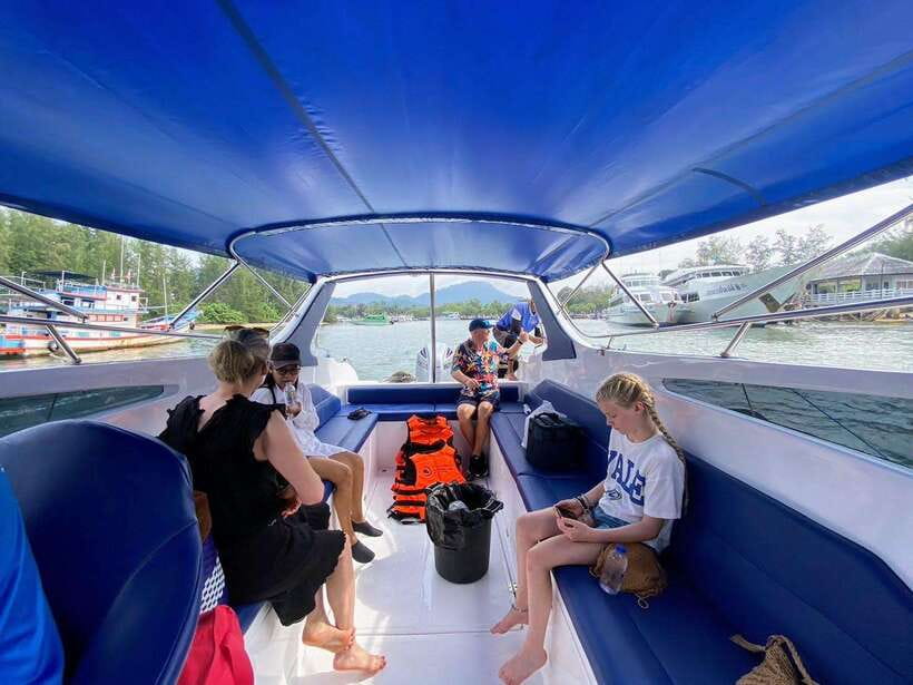 Krabi: 4-Island Speedboat Tour with Lunch - Phra Nang Beach and the Sea Goddess shrine