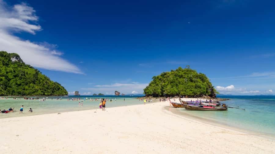 Krabi: 4 Islands Day Tour by Speedboat or Longtail Boat - Thale Waek, Krabi’s Separated Sea
