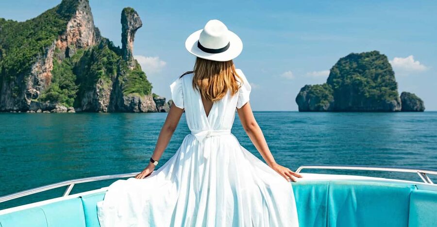 Krabi: 4 Islands & Thale Waek's Sandbar Tour By Speedboat - Chicken Island is the main water stop
