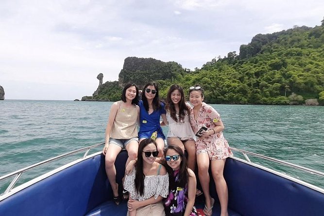 Krabi 7 Islands Snorkeling and Sunset Tour by Speedboat - Railay Beach provides the evening finale