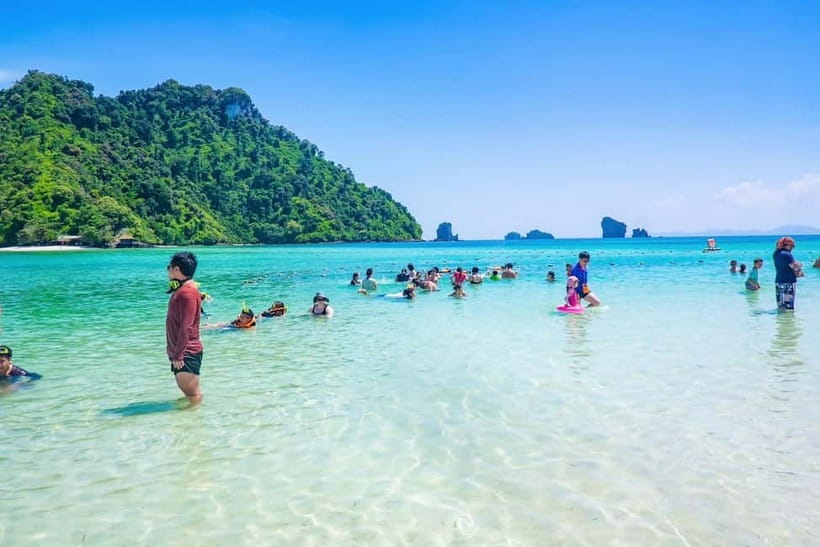 Krabi: 7 Islands Sunset Tour by Speedboat with Snorkeling - Poda Island brings dinner and the sunset