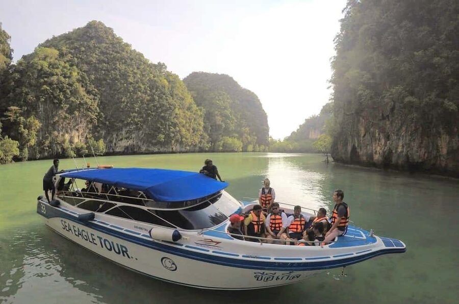 Krabi: A Speedboat Voyage to Unveil Hong's Grottoes by Kayak - Lading Island for snorkeling