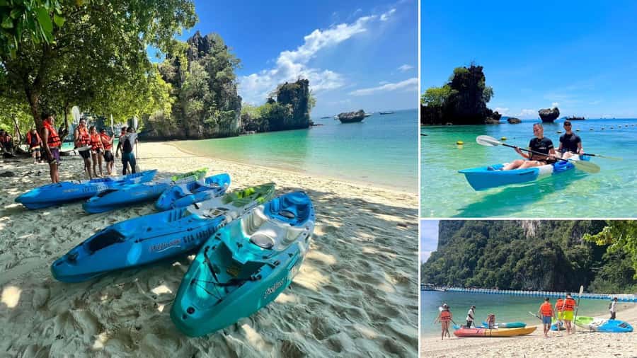 Krabi: Hong Islands Full-Day Private Speedboat Charter Tour - Kayaking for 30 minutes