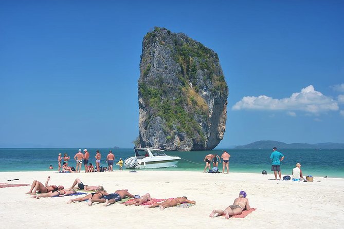 Krabi Islands by Big Boat and Speedboat from Phuket - Koh Poda is the relaxed beach stop
