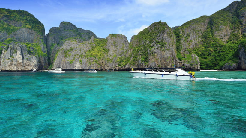 Krabi Phi Phi & Bamboo Island One Day Tour By Speed Boat - A fast start from Ao Nang
