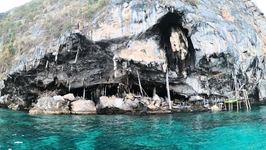 Krabi: Phi Phi Islands Full-Day Private Speedboat Charter - Viking Cave and Monkey Beach are quick scenic stops