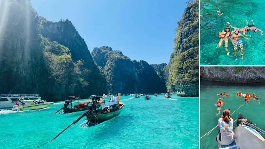 Krabi: Phi Phi Islands Full-Day Private Speedboat Charter - Bamboo Island gives you the best water time