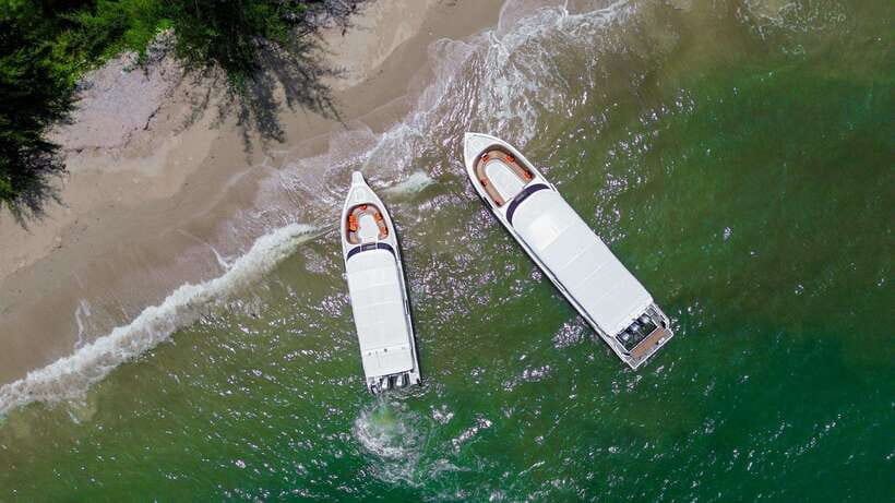 Krabi: Phi Phi Islands Speedboat Tour with Buffet Lunch - Bamboo Island and the slower final stop