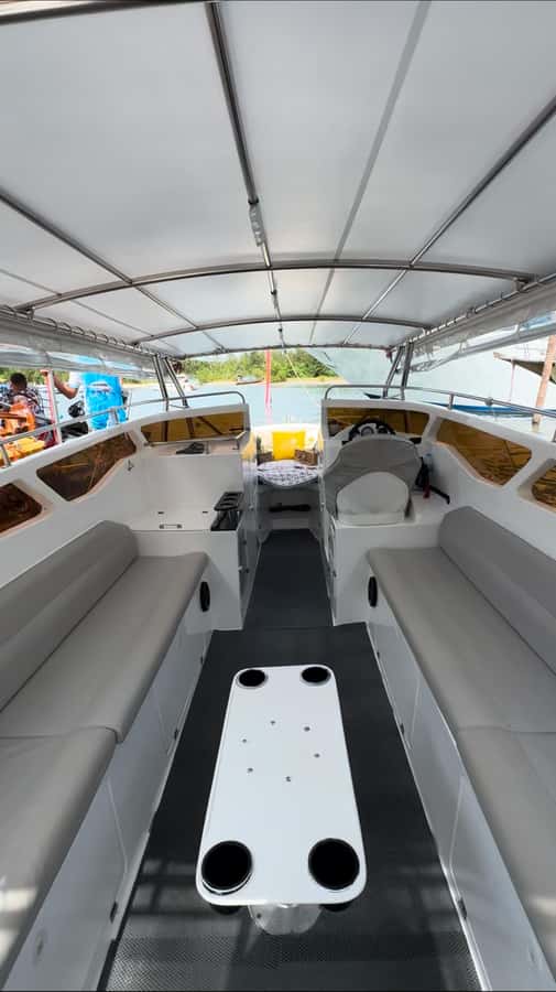 Krabi: Private Luxury Speedboat with picnic beach (4 island) - Tub Island and the changing shape of the sea