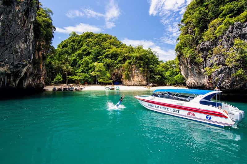 Krabi's Hong Island Speed Boat Blast with 360° Viewpoint - Key points at a glance
