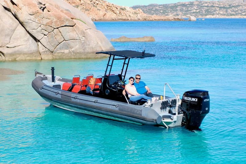 La Maddalena Archipelago: Private Trip by Zodiac (RIB) - Spargi and Cala Soraya, the first real swim