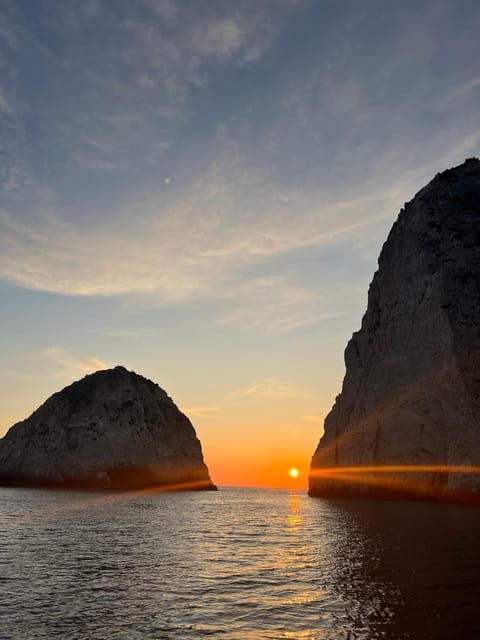 Laganas: Myzithres sunset experience with VIP speedboat - Leaving Agios Sostis at 6 pm