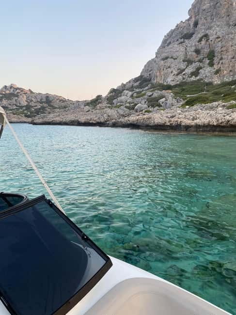 Lindos: Discover the Gems of Lindos - Private Speedboat Tour - Lindos from the water, not the hilltop