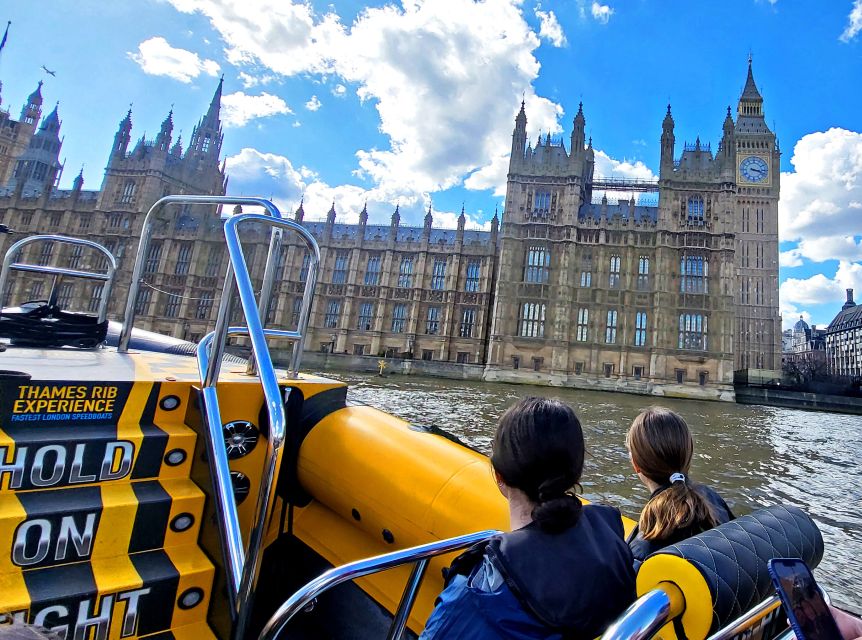 London: 70-Minute Thames Barrier Speedboat Tour - Parliament, the London Eye, and the central riverfront