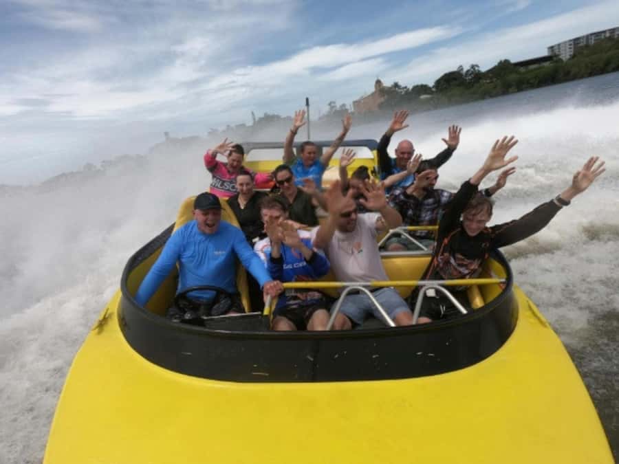 Mackay: Jet Boat Ride: Wettest ride in Aus - Meeting at Red Dog Brewery on River Street