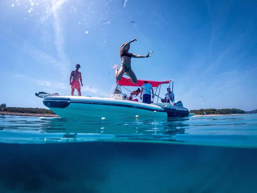 Magnific blue lagoon,speed boat towels included - Krknjaši Blue Lagoon and its clear emerald water