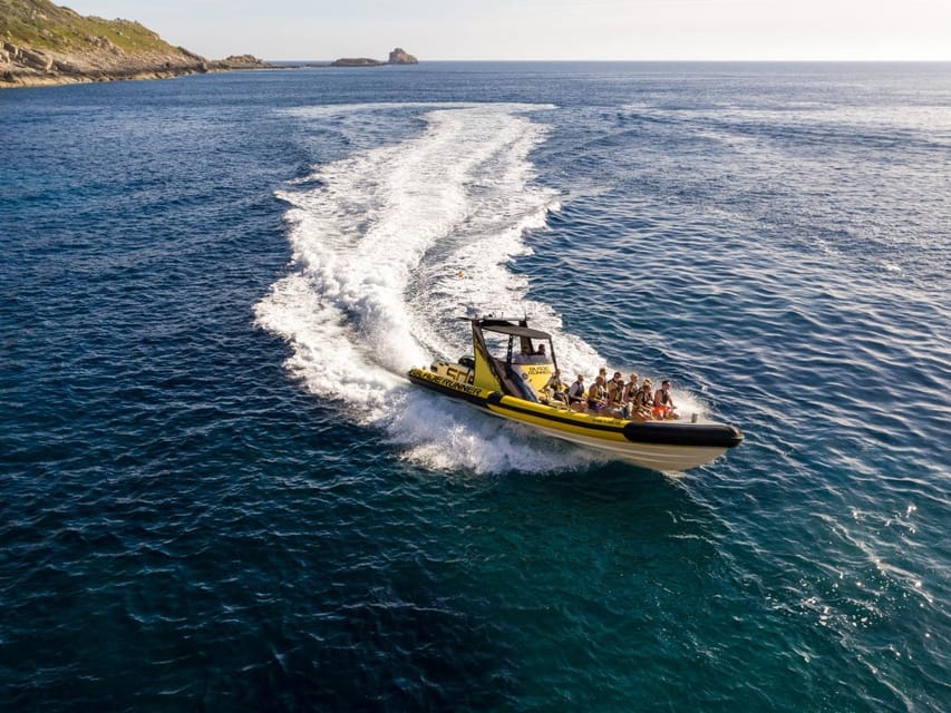 Mallorca: Bladerunner Jet Boat Excursion - Portals Vells is where the pace changes
