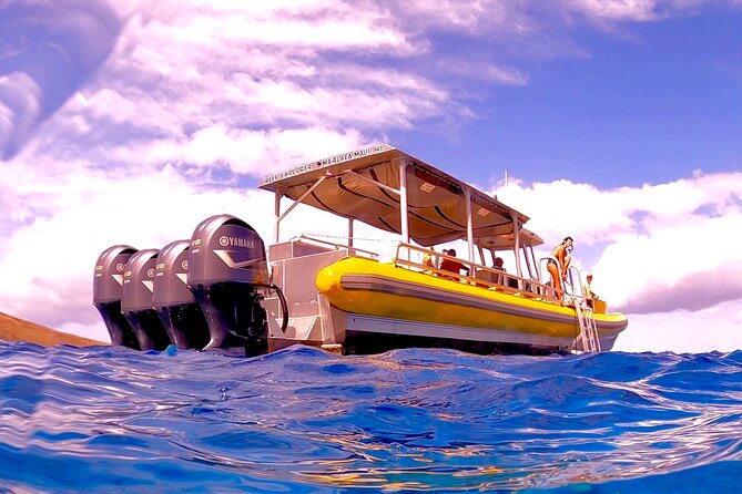 Maui Snorkel Adventure: Molokini Crater and Turtle Cove - The boat ride toward Molokini Crater