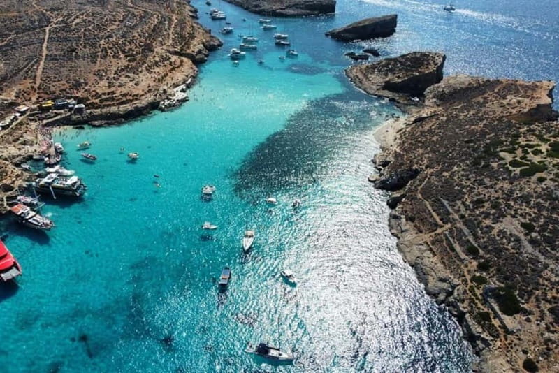 Mellieha: 1:00pm Speedboat round Comino Caves 2h Blue Lagoon - What the $34 price really includes