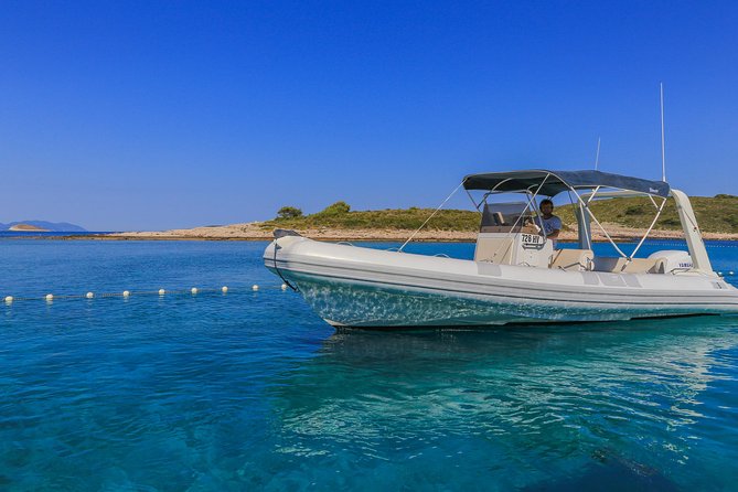 Mesmerizing Hvar speed boat tour with optional wine tasting - The Red Rocks from the water