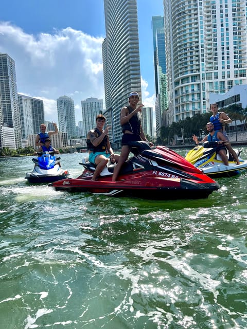 Miami: Jet Ski Adventure with Complimentary Speed Boat Ride - One hour on a jet ski in Biscayne Bay