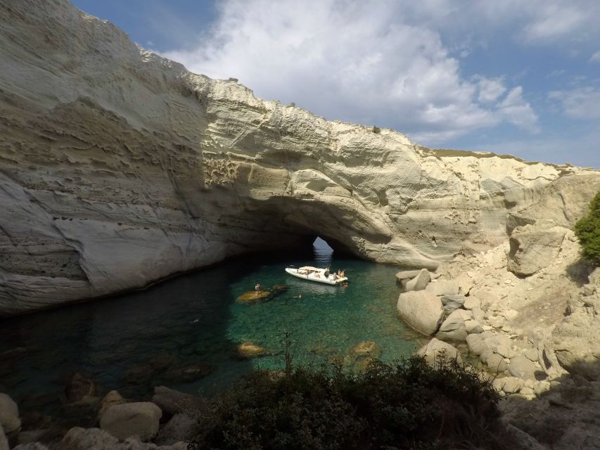 Milos: Half-Day Speedboat Cruise to Klefiko with Snorkeling - Sykia Cave and the changing route