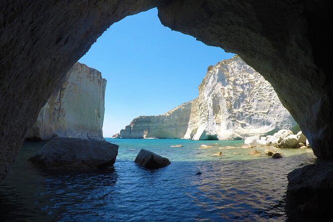 Milos: Half-Day Speedboat Cruise to Kleftiko with snorkeling tour - Kleftiko: volcanic rocks, sea caves, and clear water