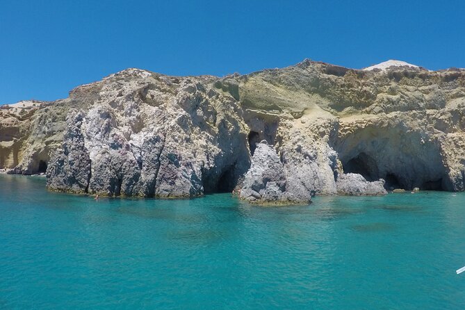 Milos: Half-Day Speedboat Cruise to Kleftiko with snorkeling tour - The speedboat ride and group size