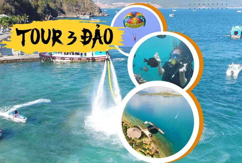 Nha Trang: 3-Island Tour with Lunch and Speedboat Ride - From hotel pickup to the Nha Trang pier