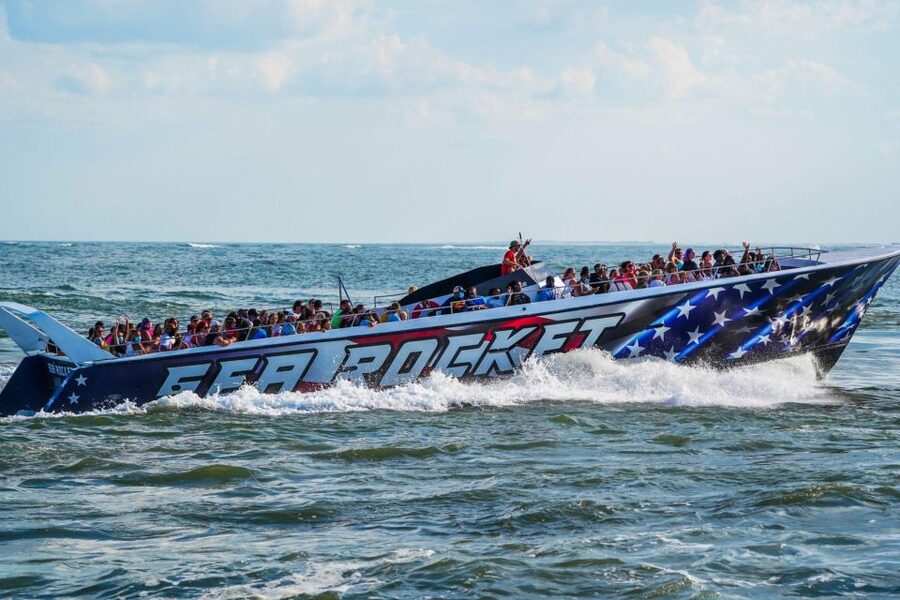 Ocean City, MD: Coastal Speedboat Tour with Dolphin Spotting - A fast start on Ocean City’s Sea Rocket