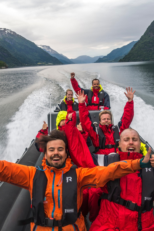 Odda: RIB Boat Tour on the Hardangerfjord - Steep mountains and open-water views