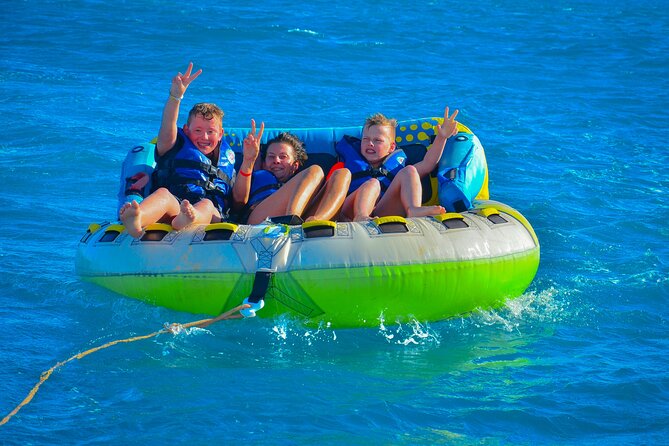 Orange Island Snorkeling Trip & Twister Speed Boat Ride & Lunch - Hurghada - Banana boats, sea sofas, and the Twister ride