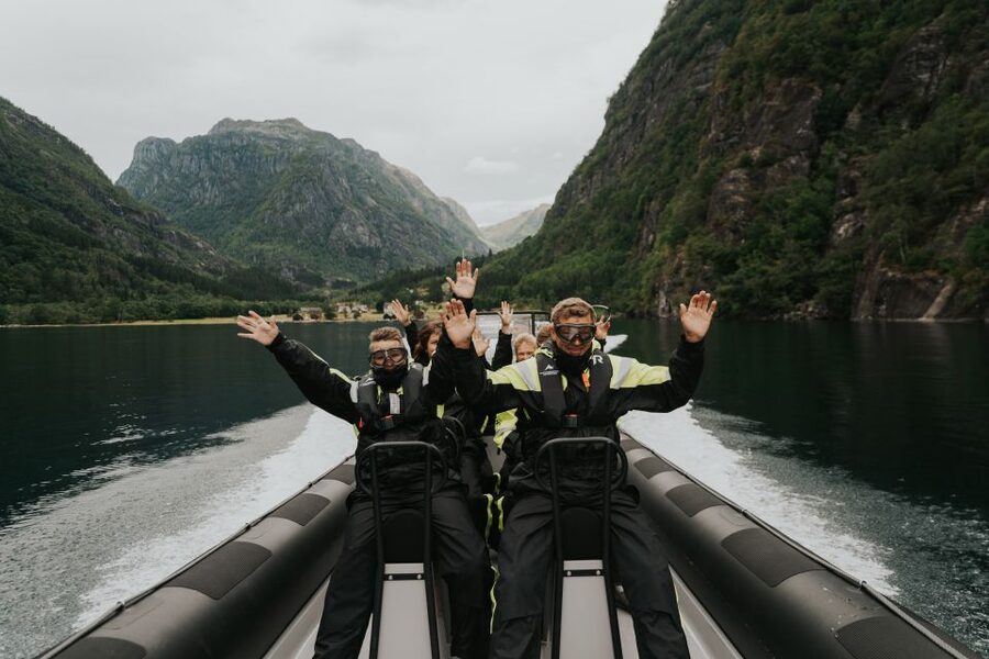 Øystese: Hardangerfjord RIB safari to the Fyksesund branch - Forty-five minutes inside Fyksesund