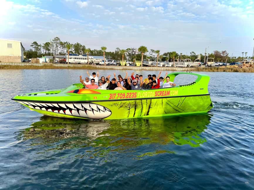 Panama City Beach: Xtreme Jet Boat Thrill Ride - Getting wet is part of the deal