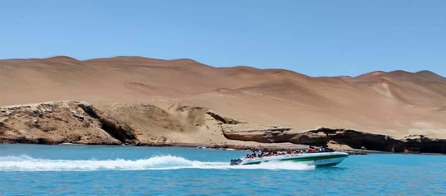Paracas: speedboat BALLESTAS ISLANDS TOUR - Seeing the Candelabra from Paracas Bay