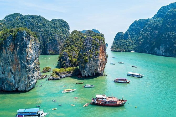 Phang Nga Bay Day Trip to Panak and James Bond Island by Speedboat from Phuket - Finishing with beach time on Koh Rang Yai
