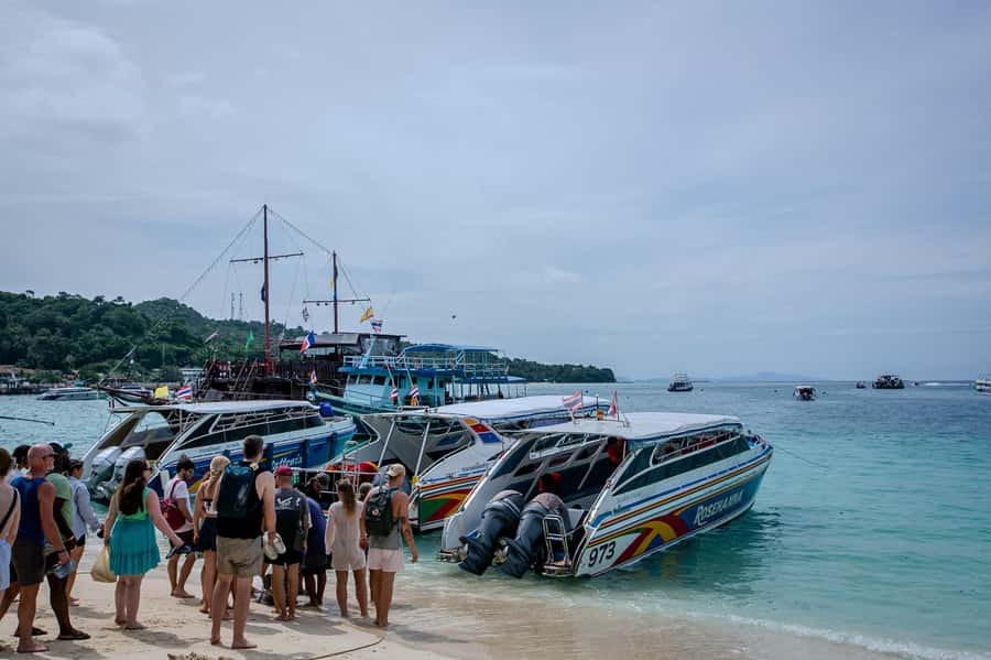 Phi Phi: 7 Islands Speed Boat Tour with Sunset and Plankton - What this Phi Phi day is really like