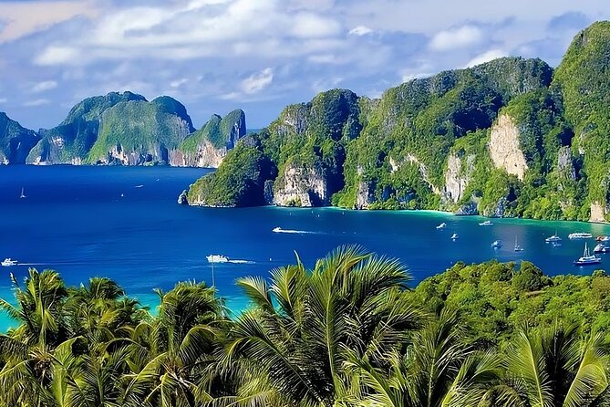 Phi Phi & Bamboo Islands Snorkeling Tour w/ Fins by Speedboat - Speeding toward Phi Phi Leh
