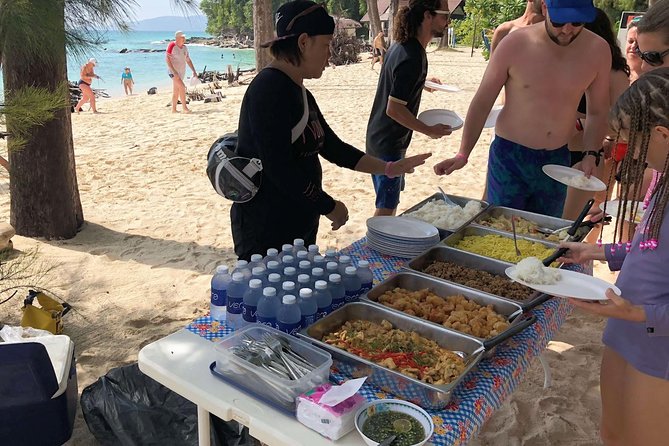 Phi Phi Don & Phi Phi Leh Sunset Trip by Arisa Speed Boat - Monkey Beach is a quick stop