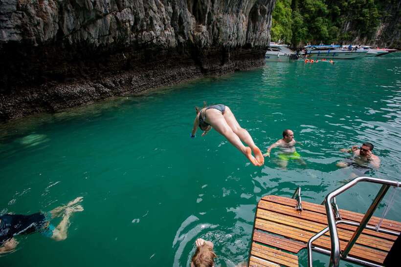 Phi Phi: Early Morning Speed Boat to Maya Bay - Monkey Beach combines wildlife and scenery