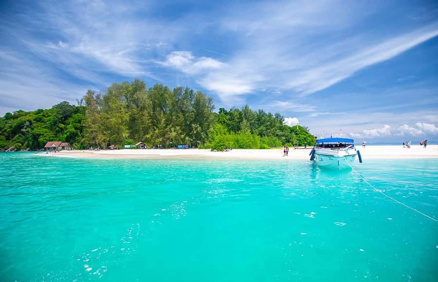 Phi Phi: Full-Day Phi Phi Islands & Sunset Tour by Speedboat - Viking Cave is a quick look from the water