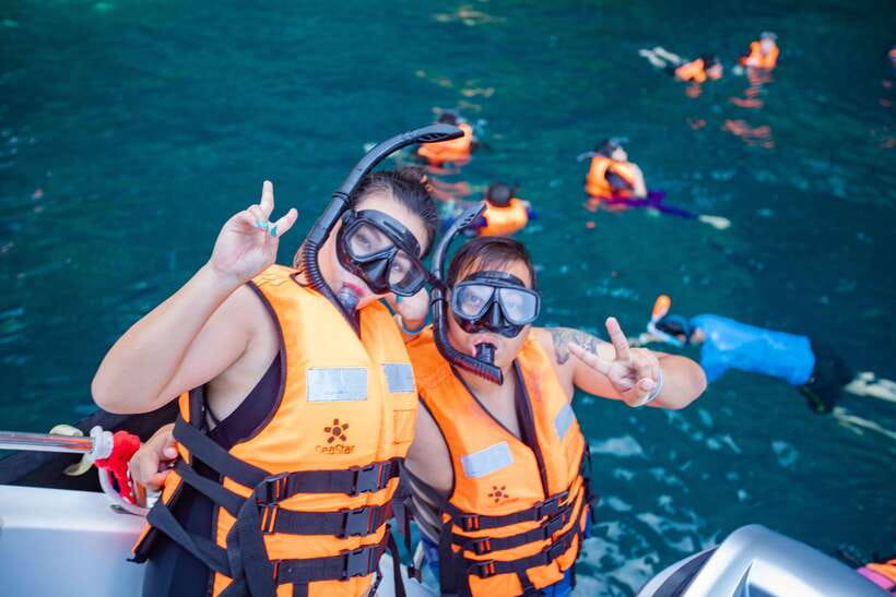 Phi Phi Highlight: Full-Day Island by Speedboat or Catamaran - A full day built around Phi Phi’s famous water