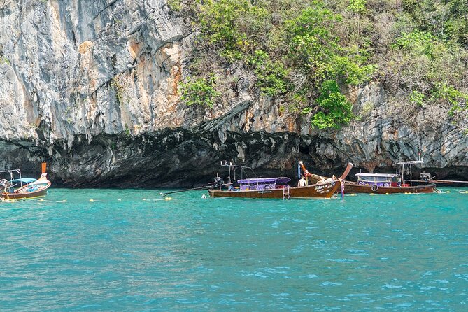 Phi Phi Island Adventure Day Tour from Phuket Speedboat/Catamaran - Viking Cave from the water