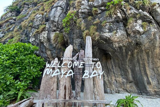 Phi Phi Khai Islands Snorkeling By Premium Speedboat From Phuket - Viking Cave, with a look from the water