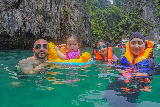 Phi Phi & Khai Islands Speedboat Tour from Phuket with Snorkeling - Swimming in Pileh Lagoon