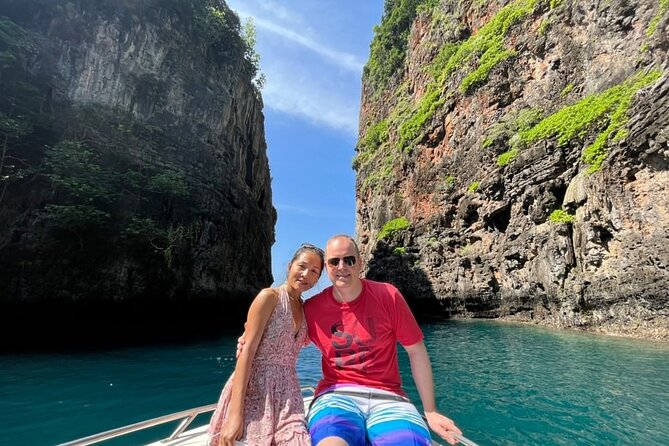 Phi Phi, Maya & Bamboo Island by Speed boat from Krabi - Viking Cave from the water