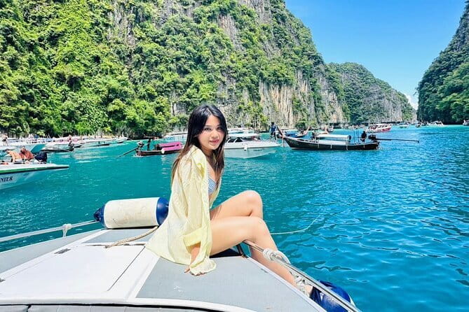 Phi Phi, Maya & Khai. One day trip by speed boat. - Monkey Beach at 2:45 p.m.