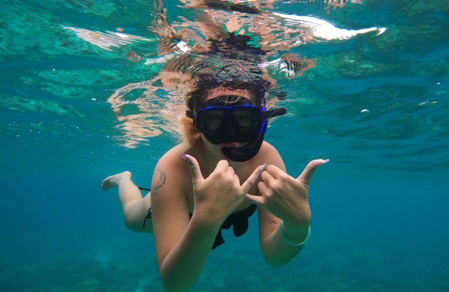 Phi Phi: Morning Speedboat Tour to Maya Bay with Snorkel - Pileh Lagoon: a swim inside Phi Phi Leh