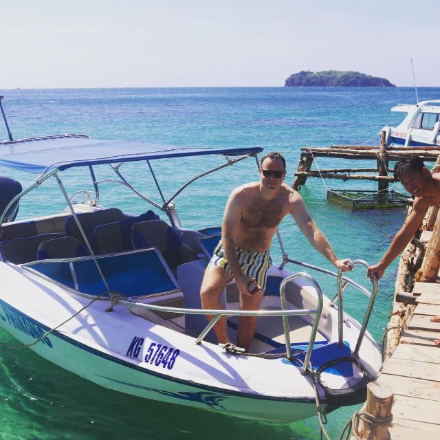 Phu Quoc: Speedboat Tour of 4 Islands with Snorkeling & BBQ - May Rut Ngoai or Gham Ghi: a beach break with a weather caveat